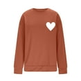 thumbnail image 5 of Valentine'S Sweatshirt for Women St Patricks Day Shirt Cute Heart Graphic Long Sleeve Valentine Outfits Love Heart Shirts Casual Long Sleeve Valentine Tshirt Clothes Tops, 5 of 6