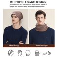 thumbnail image 3 of Gorros holgados WULIQIUQIU, gorro de quimioterapia, bufanda, paquete de 2, 3 of 7