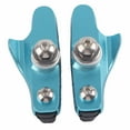 thumbnail image 2 of Plaquettes de Frein de Bicyclette Rouges Chaussures de Plaquette de Frein Alliage d'Aluminium Caoutchouc 2 Pcs Chaussures de Frein de Route en Alliage d'Aluminium Style Tiroir Plaquettes de Frein Pourred, 2 of 7