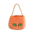 thumbnail image 1 of Halloween Candy Tote Bag Festival Lightweight Wear Resistant Portable Firm Stitching Store Candy Huge Load Bearing Cartoon Print Contrast Color Candy Tote Pouch for Kid, 1 of 10