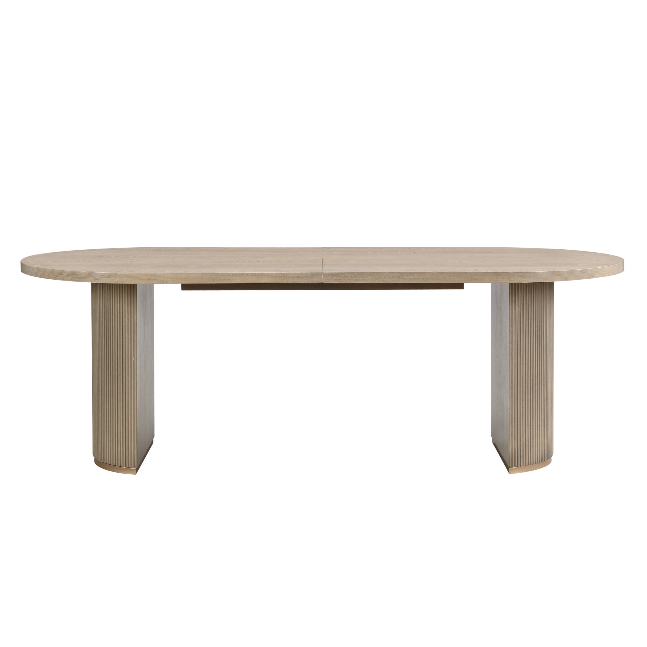 Christopher Knight Home Minimalist 88“ Oval Dining Table for 4-6, Light Ash