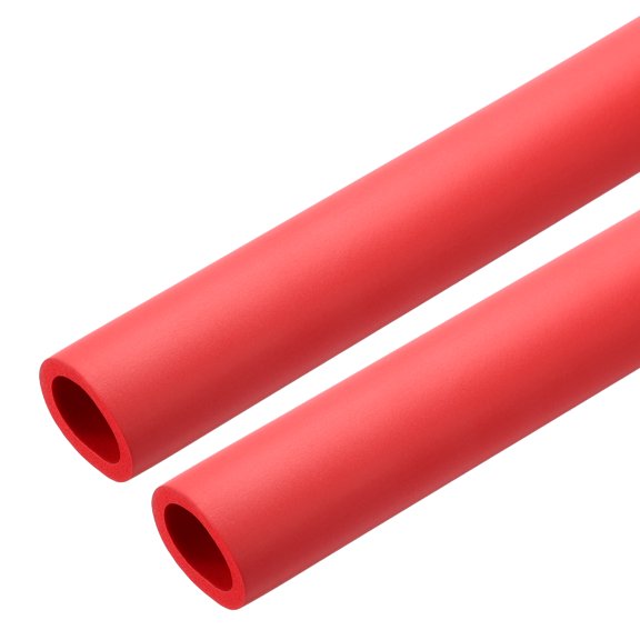 Uxcell NBR Foam Tubing for Handle Grip Support Pipe Insulation 28mm x 36mm Red