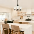 thumbnail image 4 of Designers Fountain Malone 3 Light Matte Black Chandelier, D267M-3CH-MB, 4 of 4