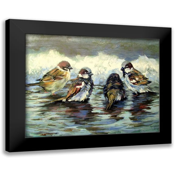 Pautov, Igor 18x15 Black Modern Framed Museum Art Print Titled - Meeting