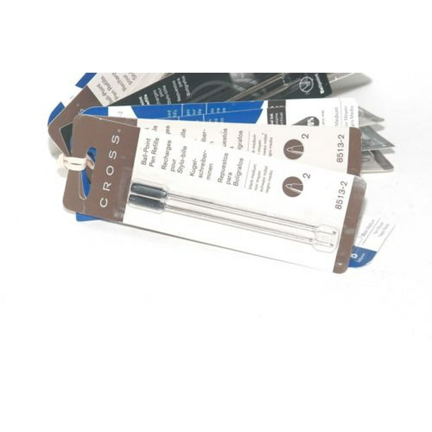 Cross Ballpoint Pen Refills 85132, Black Medium, Pack of 2 Walmart