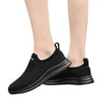 thumbnail image 4 of Siilsaa Women's Go Walk Flex Slip-ins-Relish Sneaker(Black,7), 4 of 5