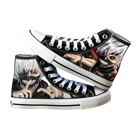 

Tokyo Ghoul Anime Cosplay High-Top Sneakers Lace-up Canvas Shoes Fashion Trainers