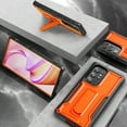 thumbnail image 6 of ExoGuard For Samsung Galaxy S23 Ultra Case，Full-Body Phone Case with Kickstand (Orange), 6 of 8