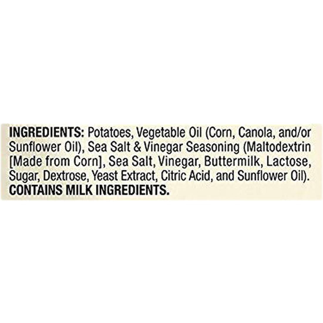 Miss Vickie's Sea Salt & Vinegar Flavored Kettle Cooked Potato Chips 1.375 oz Bags - Pack of 16