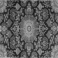 thumbnail image 1 of Ahgly Company Indoor Square Medallion Gray Traditional Area Rugs, 7' Square, 1 of 1