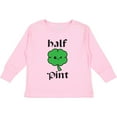 thumbnail image 3 of Inktastic Half Pint Boys or Girls Long Sleeve Toddler T-Shirt, 3 of 5