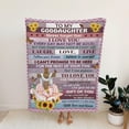 thumbnail image 4 of to My Goddaughter Throw Blanket, Goddaughter Gifts from Godmother Godfather, Baptism Gift for Goddaughter Godchild, Birthday Graduation Gifts for Goddaughter, Christening Gifts for Girls, 4 of 6