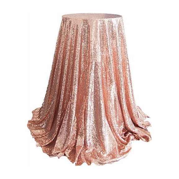 Tineasur Sequin Tablecloth - Stylish and Elegant Decorative Table Cover for Weddings, Dining, Parties, Outdoor Events and Celebrations