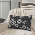 Black Metallic Gear Pattern Toddler Pillowcases 14" x 20" Soft