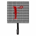 thumbnail image 7 of Letter E Initial Monogram - Houndstooth Black Leash or Key Holder, 7 of 7