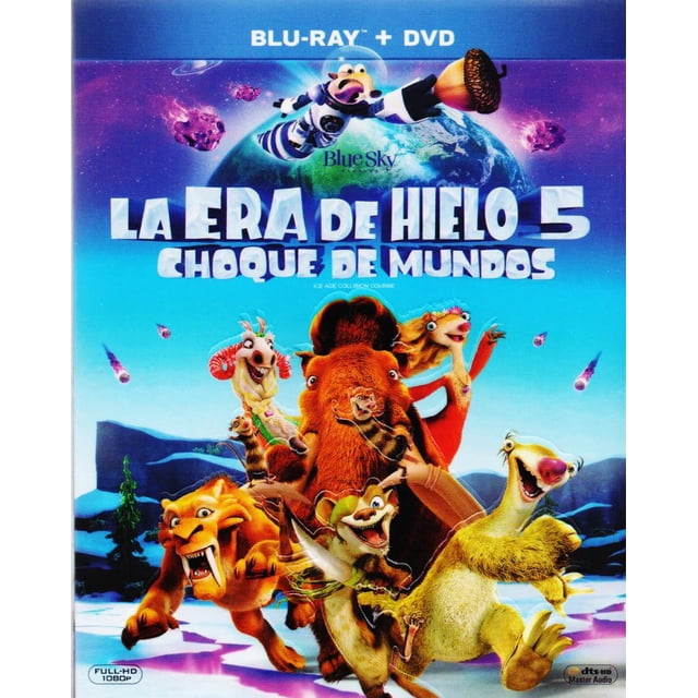 La Era De Hielo 5 Choque De Mundos Pelicula Blu-ray + Dvd Fox Blu Ray + DVD
