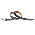 thumbnail image 2 of Men Belt Adjustable Size Casual Soft Stylish Automatic Buckle Belt for Leisure Activities Outdoor Sports Business Meetings Black Reversible Type 120cm/47.2in, 2 of 8