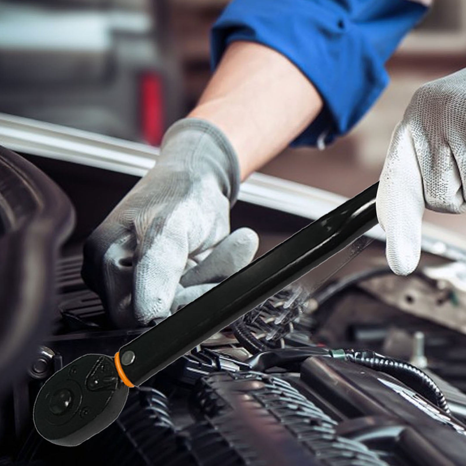 Torque Wrench for Car Wheels, Adjustable Quick Release Torque Wrench, Portable Hand Tool, Multifunctional Torque Wrench for Car Repair