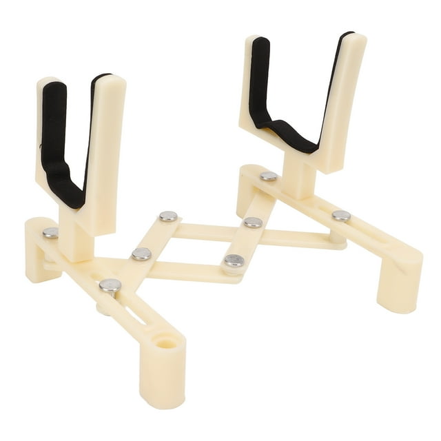 Violin Folding Bracket, Foldable Violin Display Stand Wear Resistant For Ukulele For Mini Guitar Beige