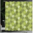 thumbnail image 4 of Ambesonne Leaves Shower Curtain, Abstract Trees Motifs Art, 69"Wx75"L, Olive Green Apple Green, 4 of 5