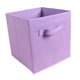 thumbnail image 4 of Cubo de almacenamiento para libros, materiales de arte y manualidades, contenedor para la ropa sucia, caja para la sala de juegos violeta, 4 of 9