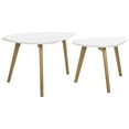 thumbnail image 3 of SAFAVIEH Olida Contemporary Double Coffee Table, White, 3 of 5