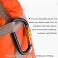 thumbnail image 3 of Carabiner Clips Spring Snap Hook Clips Buckle Locking Carabiners Chain Quick Links for Outdoor Hiking Traveling, 6 Pack, 3 of 5