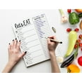 thumbnail image 2 of Inkdotpot Weekly Meal Planner Notepad 7"x10 , "Lets Eat" Magnetic Meal Planning Pad with Tear Off Grocery Shopping List for Fridge- Kitchen & Home - 54 Sheets -DG, 2 of 8