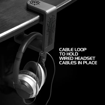 ENHANCE - Gaming Headset Holder Mount - Black