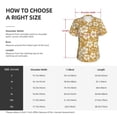 thumbnail image 4 of Vsdgher Rose Flowers Women Shirts V Neck Short Sleeve Tops T-Shirt Basic Tees, S to 3XLSmall, 4 of 5