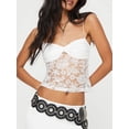 thumbnail image 3 of GXFC Women Summer Lace Camisoles Mesh Sheer Tank Tops Sleeveless Backless Vests Crop Tops Streetwear for Bar Clubwear, 3 of 9