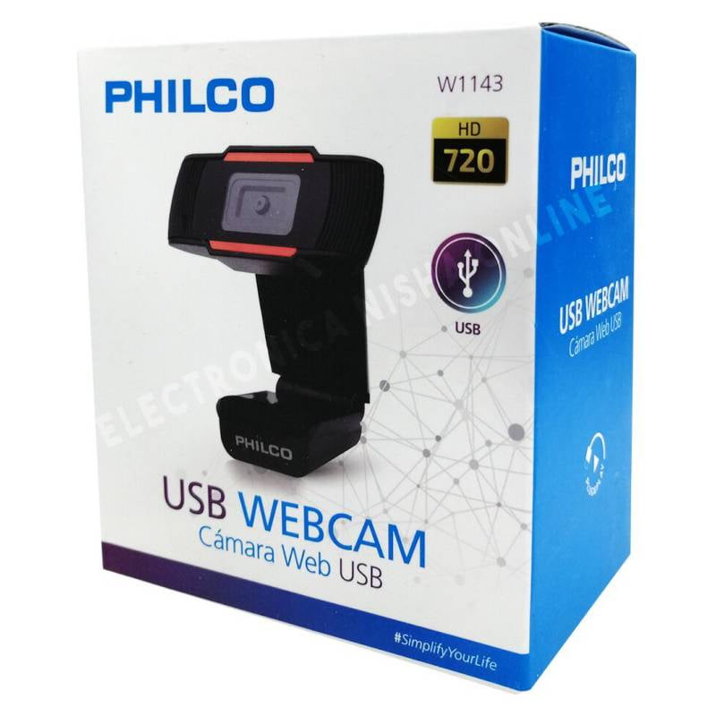 Camara Web HD 720P Philco W1143 Philco Lider.cl