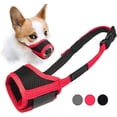 thumbnail image 1 of Dog Muzzle Anti Biting and Chewing, with Comfortable Mesh Soft Fabric and Adjustable Strap, Suitable for Small, Medium and Large Dogs, 1 of 5