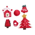 thumbnail image 2 of Colgante de Árbol de Navidad Soledad Kit de bricolaje para adornos de fieltro rojo, 2 of 9