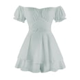 thumbnail image 3 of HBFAGFB Jumpsuit Womens Fashion Ruffle One Neck Short Sleeve Loose Shorts Dressy Rompers BU2 Size 2XL, 3 of 3