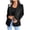 Black, variant on Odeerbi Blazer Jackets for Women 2025 Office Work Suit Jacket Solid Color Double Breasted Autumn And Winter Small Suits Black
