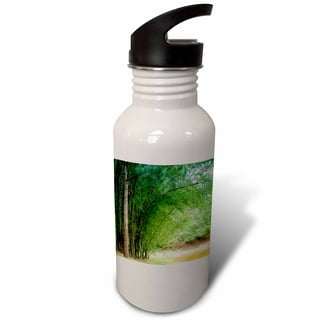 Clear Reusable Water Bottles with Infuser - Forest Green 20 oz Peacock Green