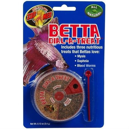 UPC: 0097612241051 | Zoo Med Aquatic Betta Dial-a-treat – .12 Oz – 3 Compartments