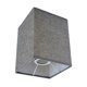 thumbnail image 2 of Pantalla de lámpara de estilo Pastoral, 1 pieza, cubierta de luz de techo, pantalla de tela ligera para suelo, para casa de té, Hotel, sala de estar, Cuboide gris Gloria pantalla colgante, 2 of 9