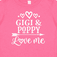 thumbnail image 4 of Inktastic Gigi and Poppy Love Me Boys or Girls Baby T-Shirt, 4 of 5