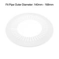thumbnail image 4 of Pipe Cover Decoration, 140mm-168mm PP Plastic Escutcheon Collar Water Pipe Drain Line Cover, White, 1 Pack, 4 of 6