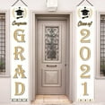 thumbnail image 4 of Banners de graduación 2021, grandes carteles de poliéster para fiestas, decoración de puerta y porche C, 4 of 9