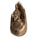 thumbnail image 2 of Estatua de Buda en la palma adorno de mesa Estatua de Buda, 2 of 9