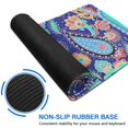 thumbnail image 6 of Long Mouse Pads for Desk,Blue Paisley and Floral Pattern Desk Mats on Top Of Desks, Desk Mouse Pad Extra Large with 3mm Non-Slip Base and Stitched Edge for Gaming,Office,Work,Home 31.5"x11.8", 6 of 6