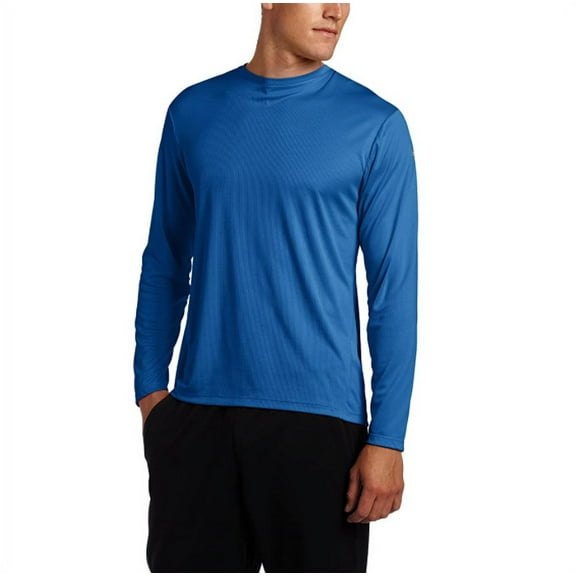 ASICS Men's Core Long Sleeve New Blue Top, Sz. Small