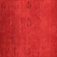 thumbnail image 1 of Ahgly Company Indoor Square Oriental Orange Industrial Area Rugs, 7' Square, 1 of 4