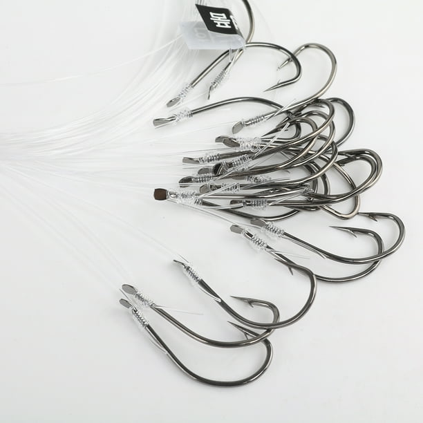 20/28pcs Roll Feeder Fishhook Carp Tackle Fish Worm Fishing hook Head
