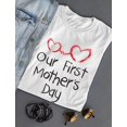 thumbnail image 6 of Tstars Womens Best Gift for Mother's Day Shirts Tshirt Our First Mothers Day Tee Mom and Baby Cool Cute Gift for Mom Shirt for Mom Mothers Day Gift Women T Shirt, 6 of 8