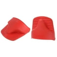 thumbnail image 1 of 2uds Silicona Horno Guantes, Mini Olla Soporte Silicona Horno Mitones Pellizco Goma Agarre Mini Horno Mitones Olla Soportes Dedo Protector para Cocina Cocinar, Hornear, Rojo, 1 of 5