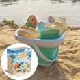 thumbnail image 4 of Juego Playa Con Cubo 11 Piezas Tamiz Arena Plegable para Pequeños A Partir 3 Años, 4 of 9